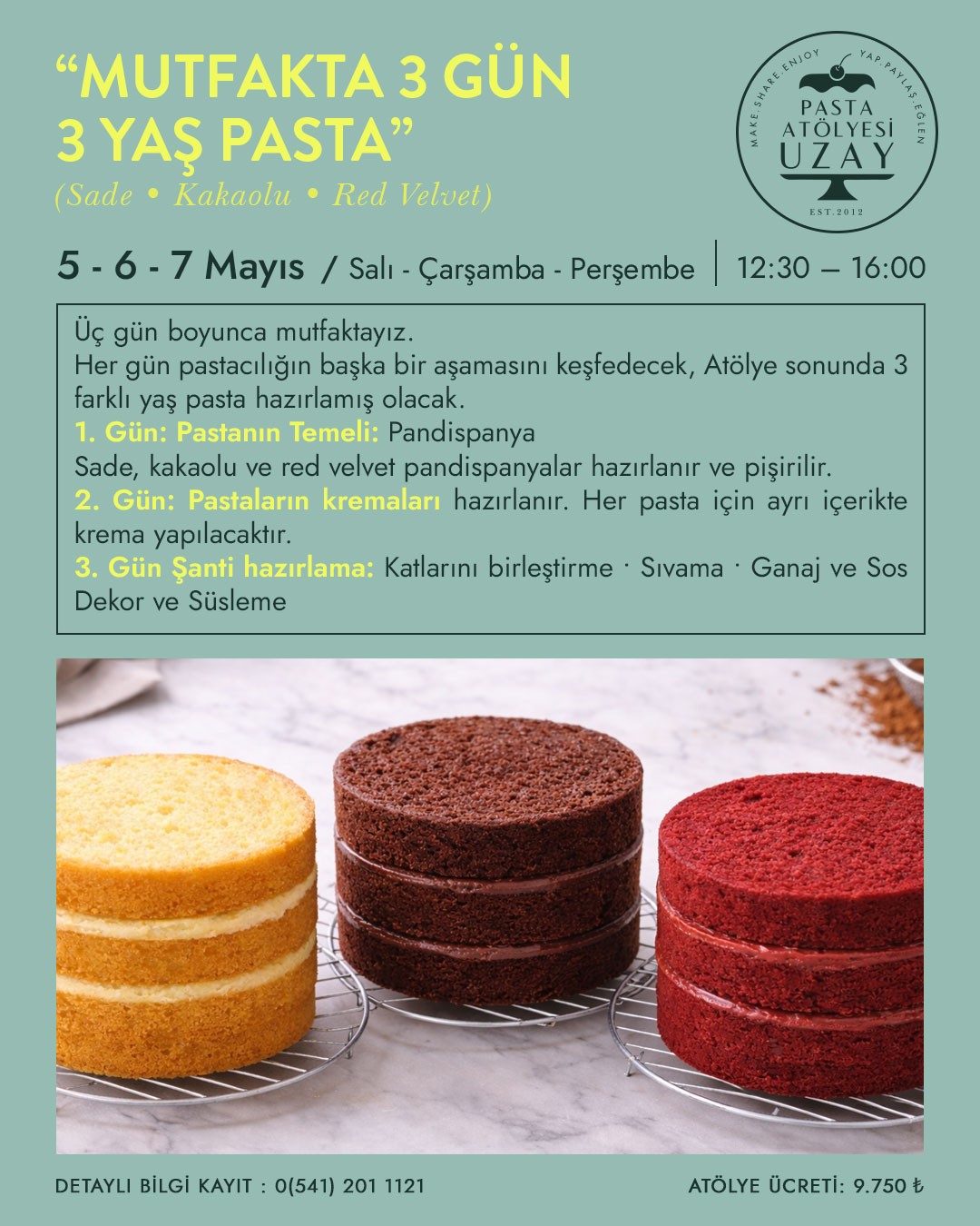 Mutfakta 3 Gün - 3 Yaş pasta