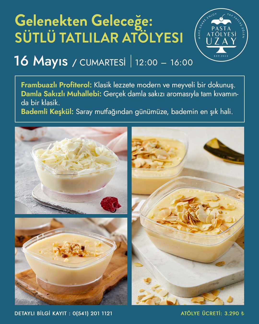 Sütlü Tatlılar Atölyesi